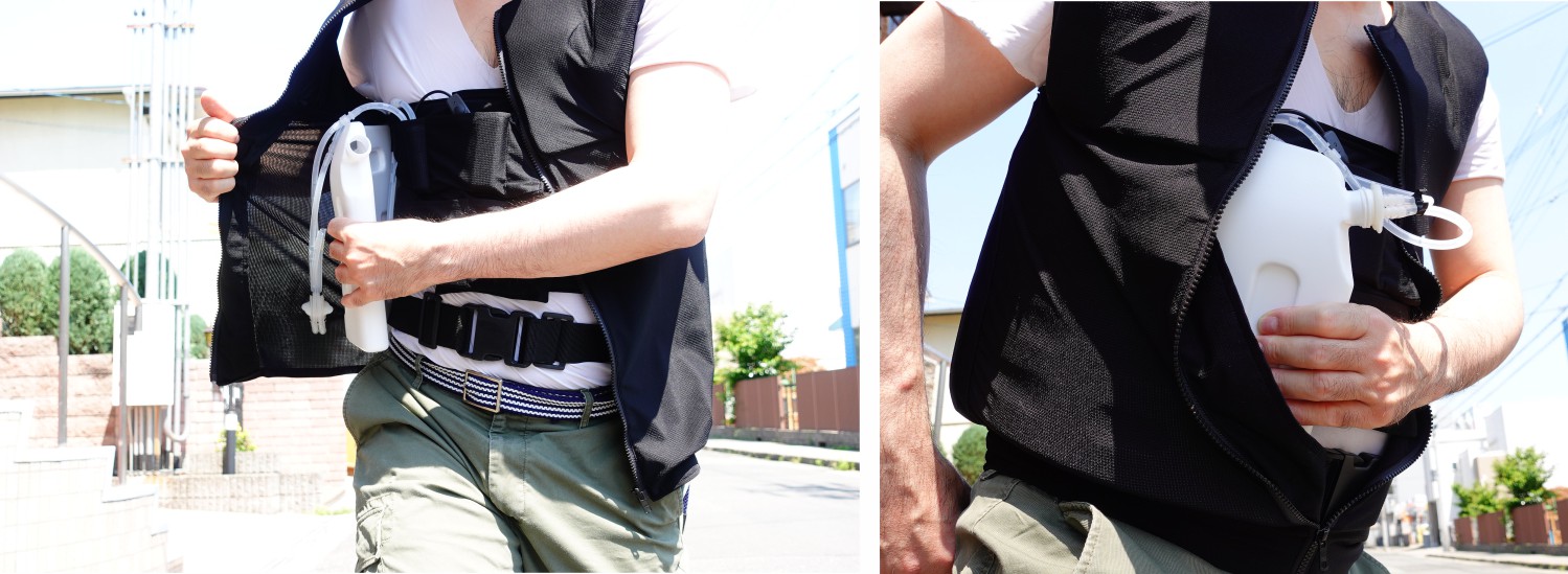 人間エアコン水冷服 :: 【K2】VER2着るだけ水冷服・人間エアコン