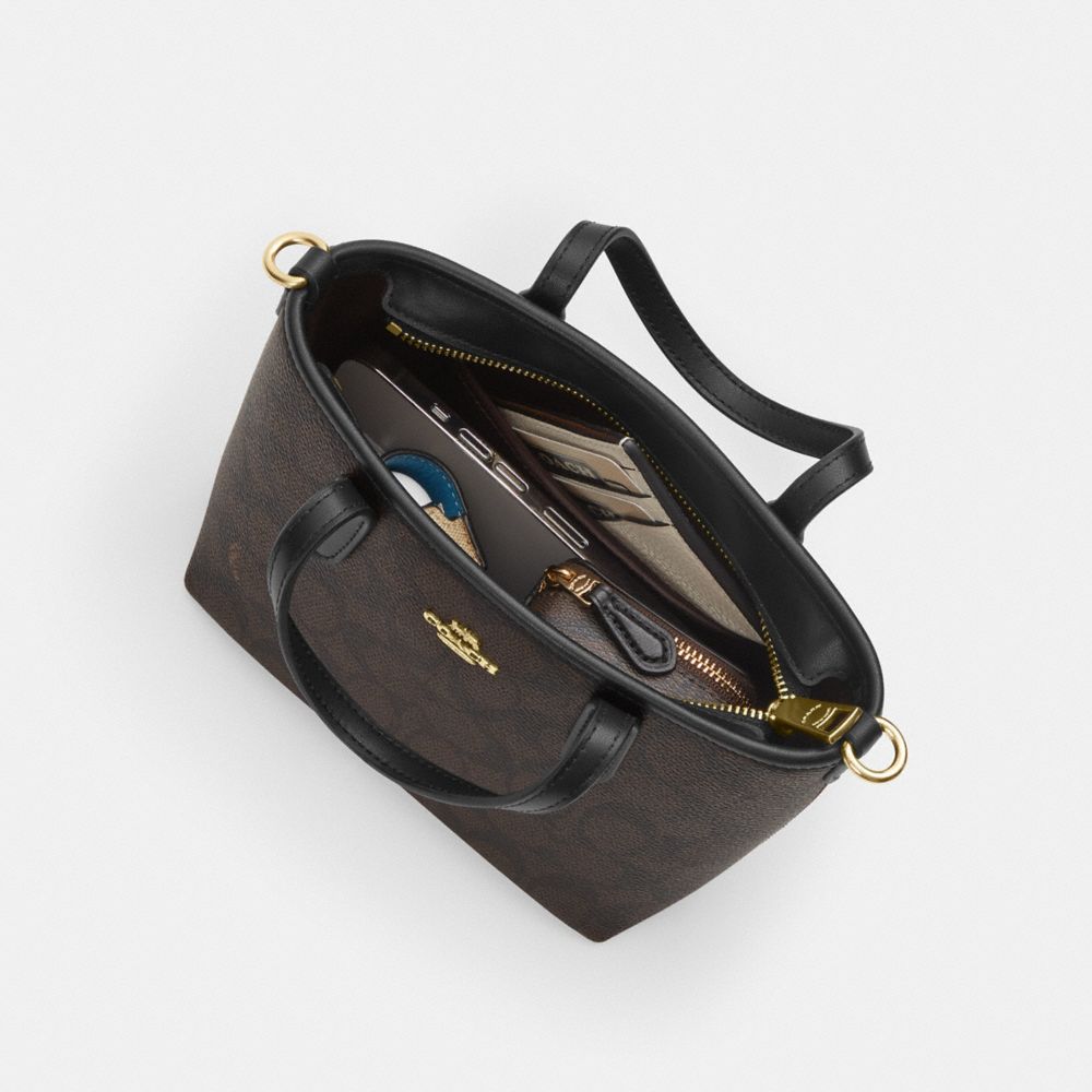 シティ ミニ トート バッグ・シグネチャー キャンバス