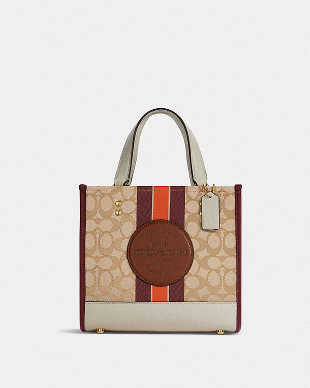 公式】コーチアウトレット | デンプシー トート 22 シグネチャー ジャ