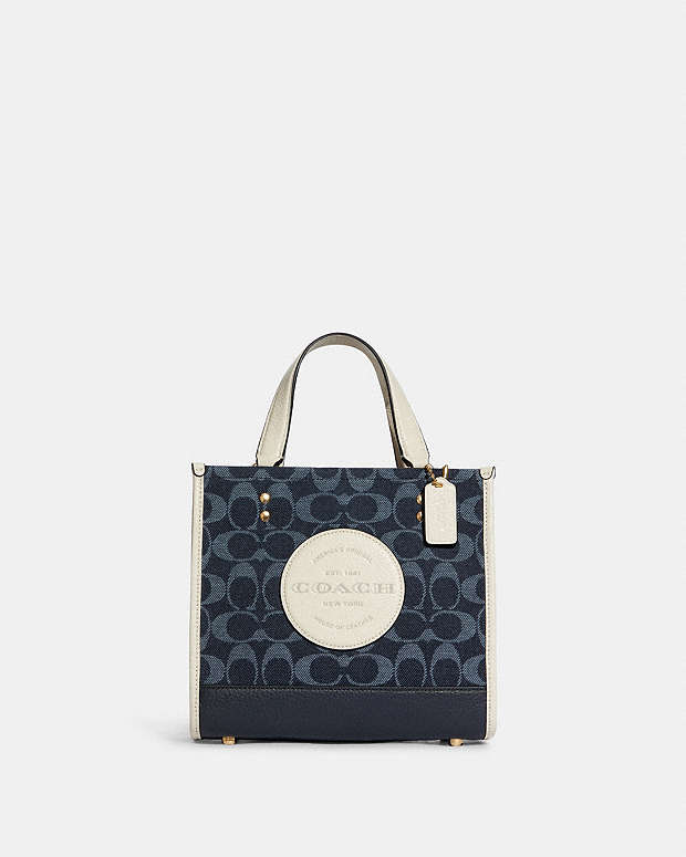公式】コーチアウトレット | デンプシー トート 22 シグネチャー ジャ