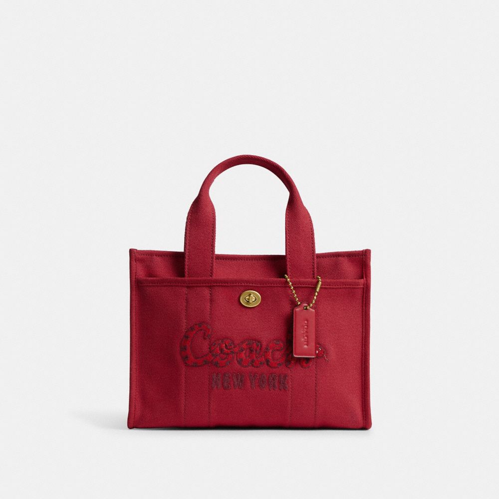 COACH® Outlet | New Year Cargo Tote Bag 26 With Coach Snake Script
