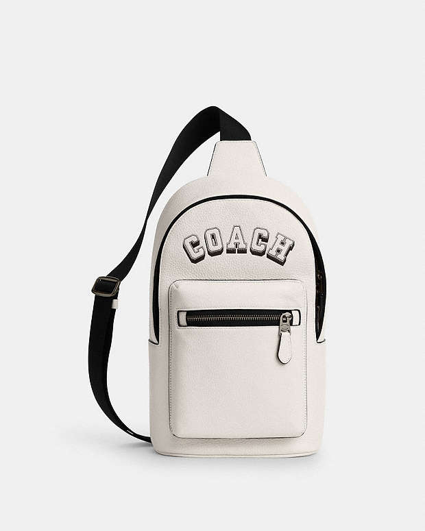 公式】コーチアウトレット | ウエスト パック・ヴァーシティ モチーフ