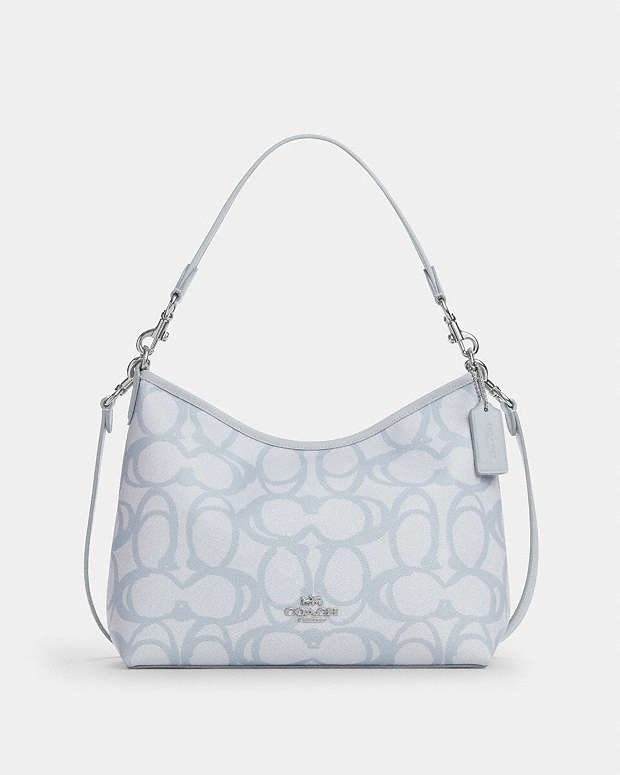 COACH® PT | Laurel Shoulder Bag In Sketch Signature Canvas