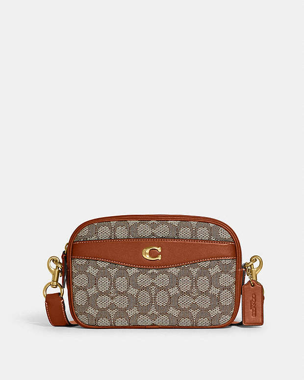 公式】COACH – コーチ | カメラ バッグ・シグネチャー テキスタイル