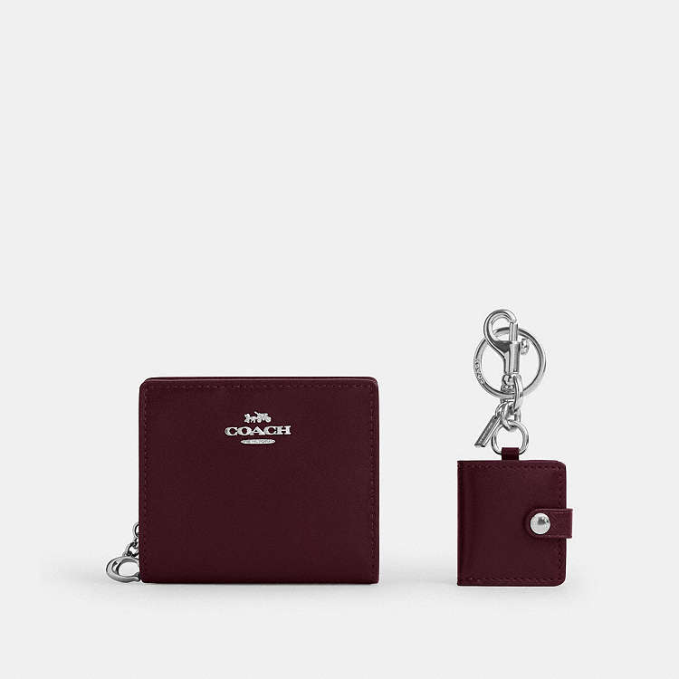COACH® Outlet | Boxed Snap Wallet And Picture Frame Bag Charm