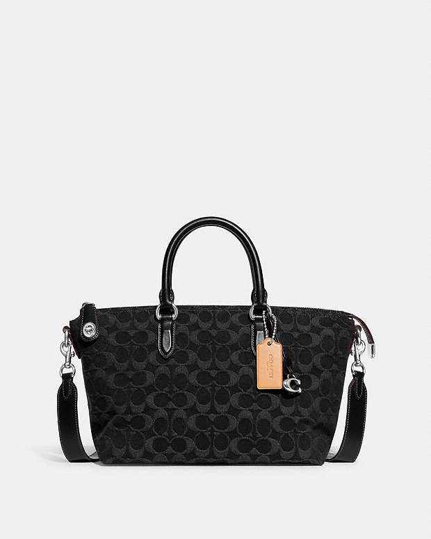 公式】COACH – コーチ | カラ サッチェル・シグネチャー デニム