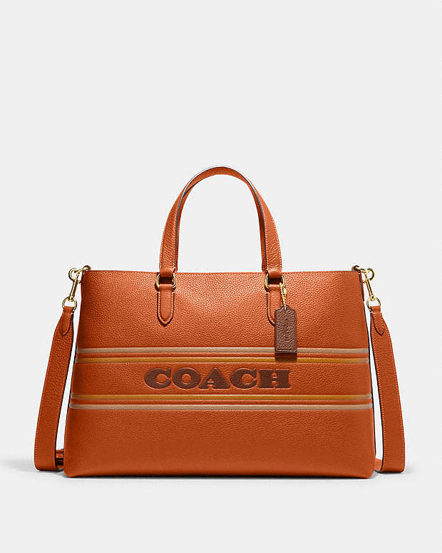 公式】コーチアウトレット | ローガン キャリーオール・コーチ ストライプ