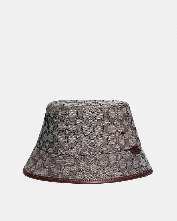 公式】COACH – コーチ | シグネチャー ジャカード バケット ハット