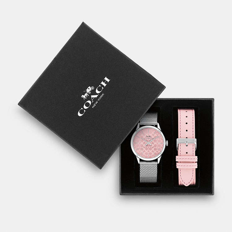 COACH® Outlet | Boxed Ruby Watch Gift Set, 32 Mm