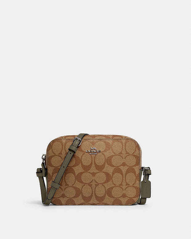 ミニ カメラ バッグ シグネチャー キャンバス ミニバッグ&お財布ショルダー