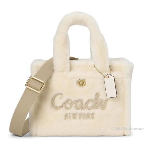 モコモコが可愛い コーチ COACH CY384 カーゴ トート バッグ 26
