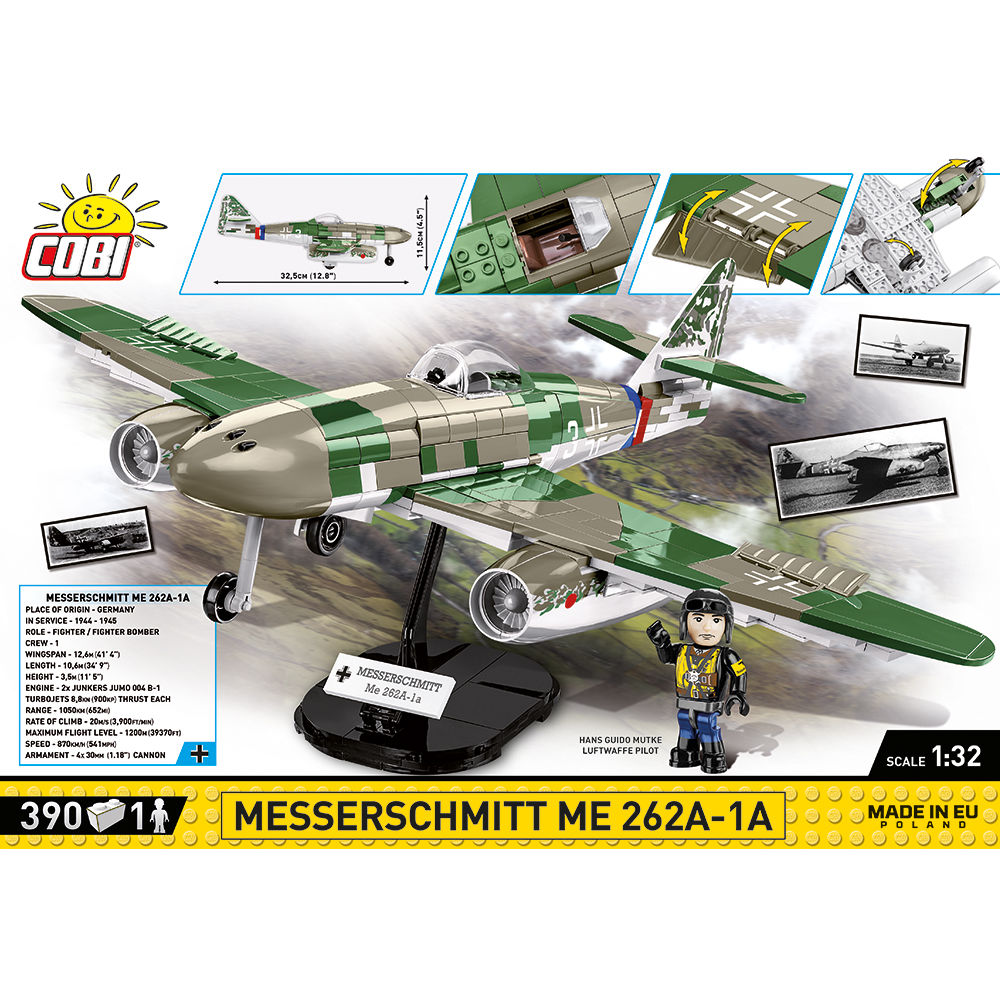 COBI Messerschmitt ME 262A-1A: Set #5721 – COBI Official Store