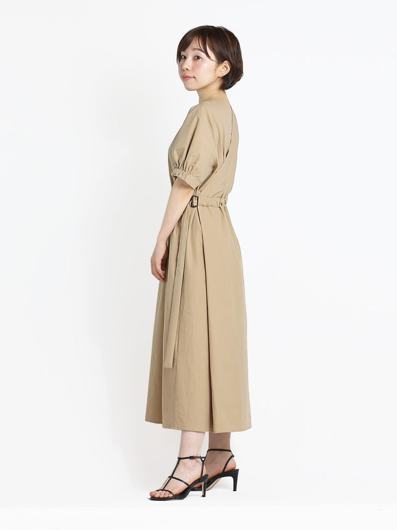 オーガニックタイプライターバックカシュクールワンピース – Cobitto