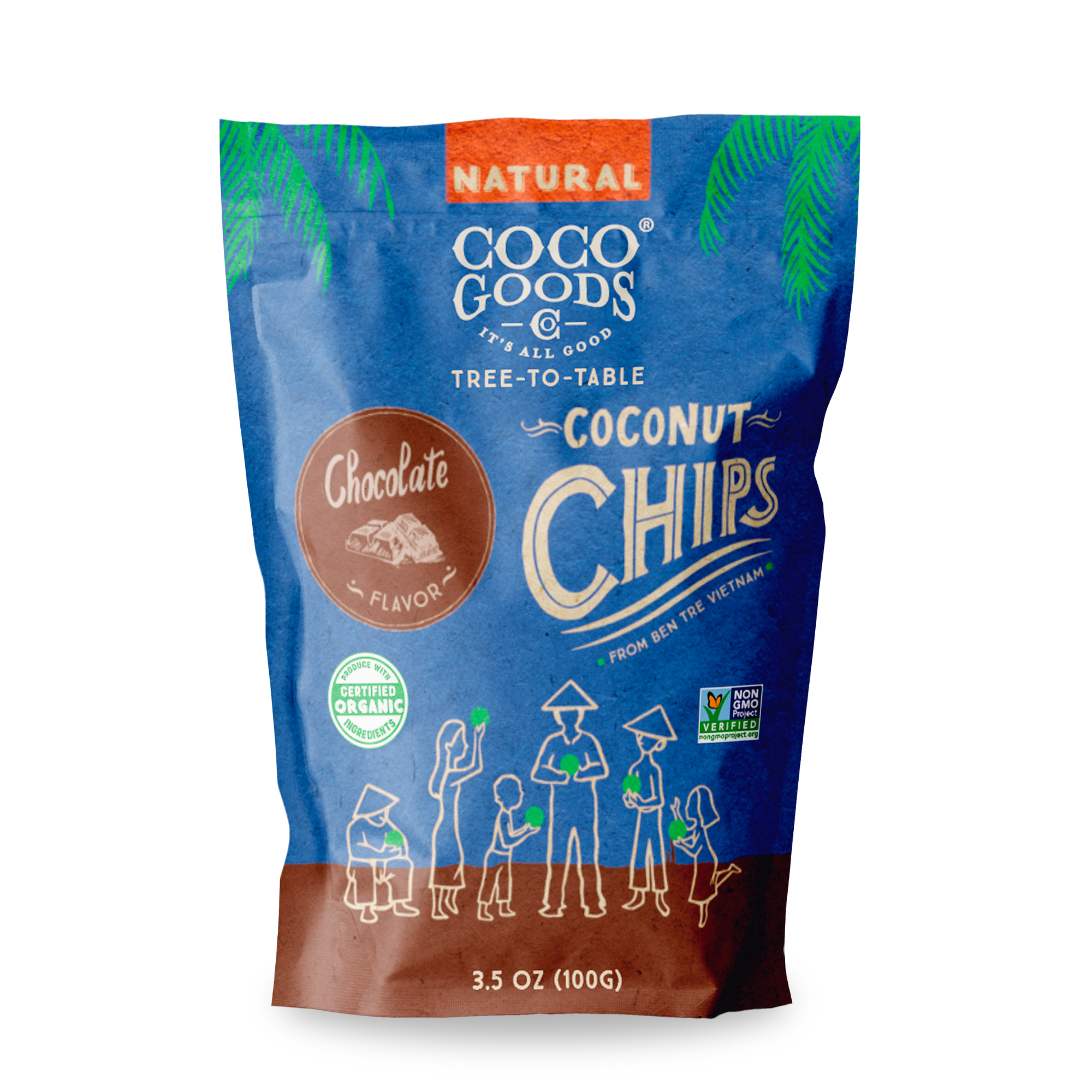 CocoGoods Co. - Organic Toasted Coconut Chips, Original Flavor