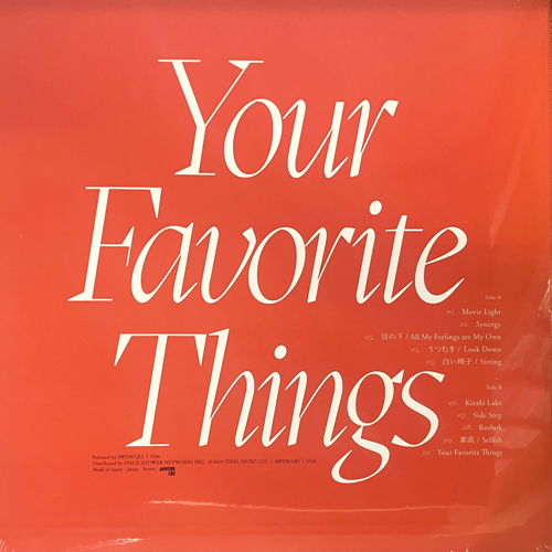 柴田聡子 / Your Favorite Things [Analog] | COCONUTS DISK KICHIJOJI