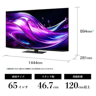 シャープ公式通販】 65V型 4K有機ELテレビ+標準配送設置サービス