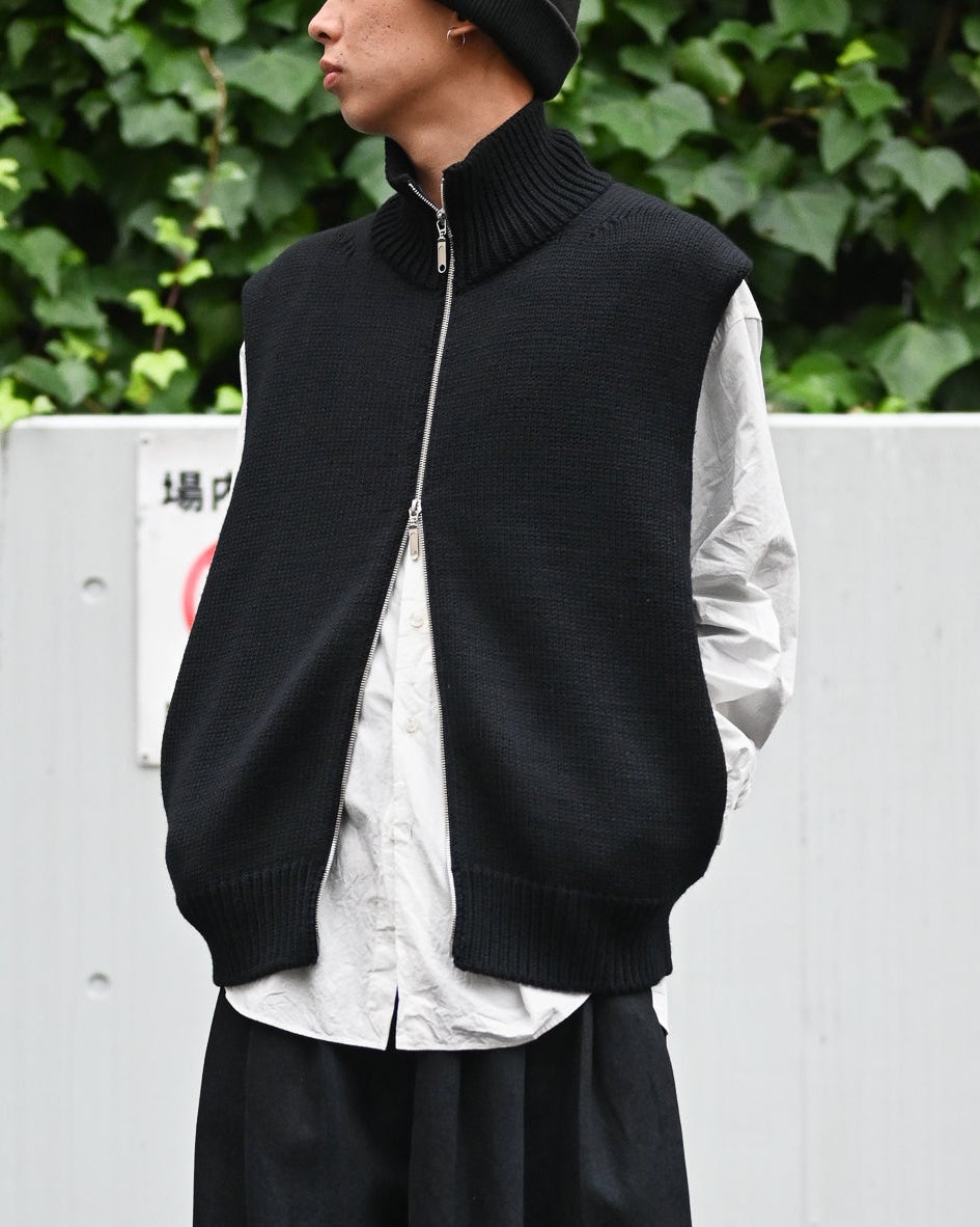 Olde H&Daughter - WOOL DRIVERS VEST | COELACANTH オールドエイチ