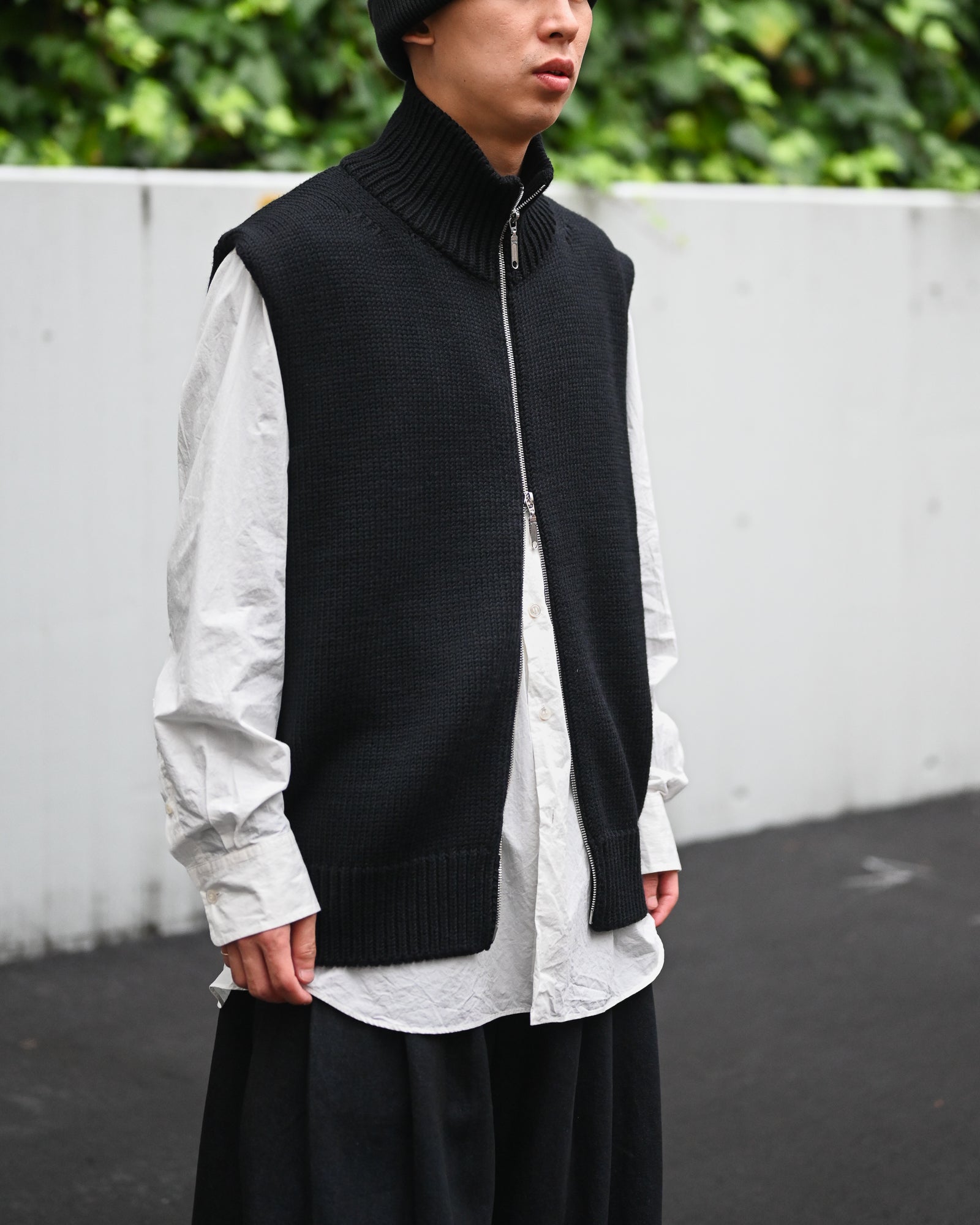 Olde H&Daughter - WOOL DRIVERS VEST | COELACANTH オールドエイチ