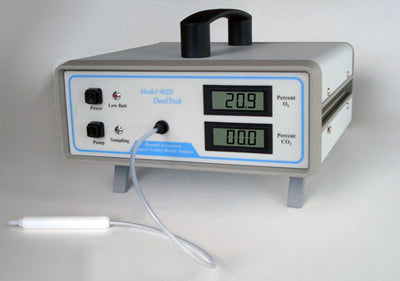 Oxygen/Carbon Dioxide Analyzer - Quantek Instruments 902D & Q2