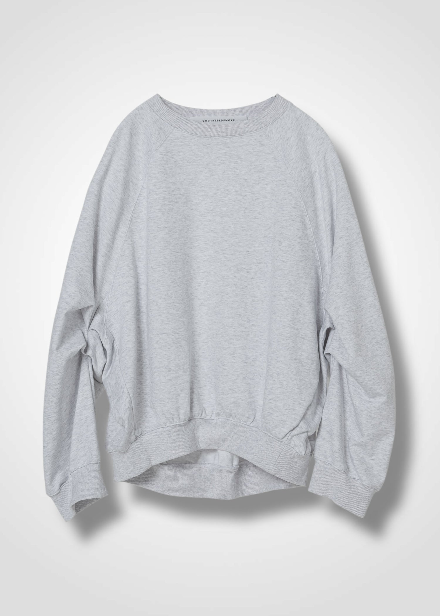 LEILA WIDE CUFF SWEAT SHIRT, Oversized sweatshirt, Made in Japan