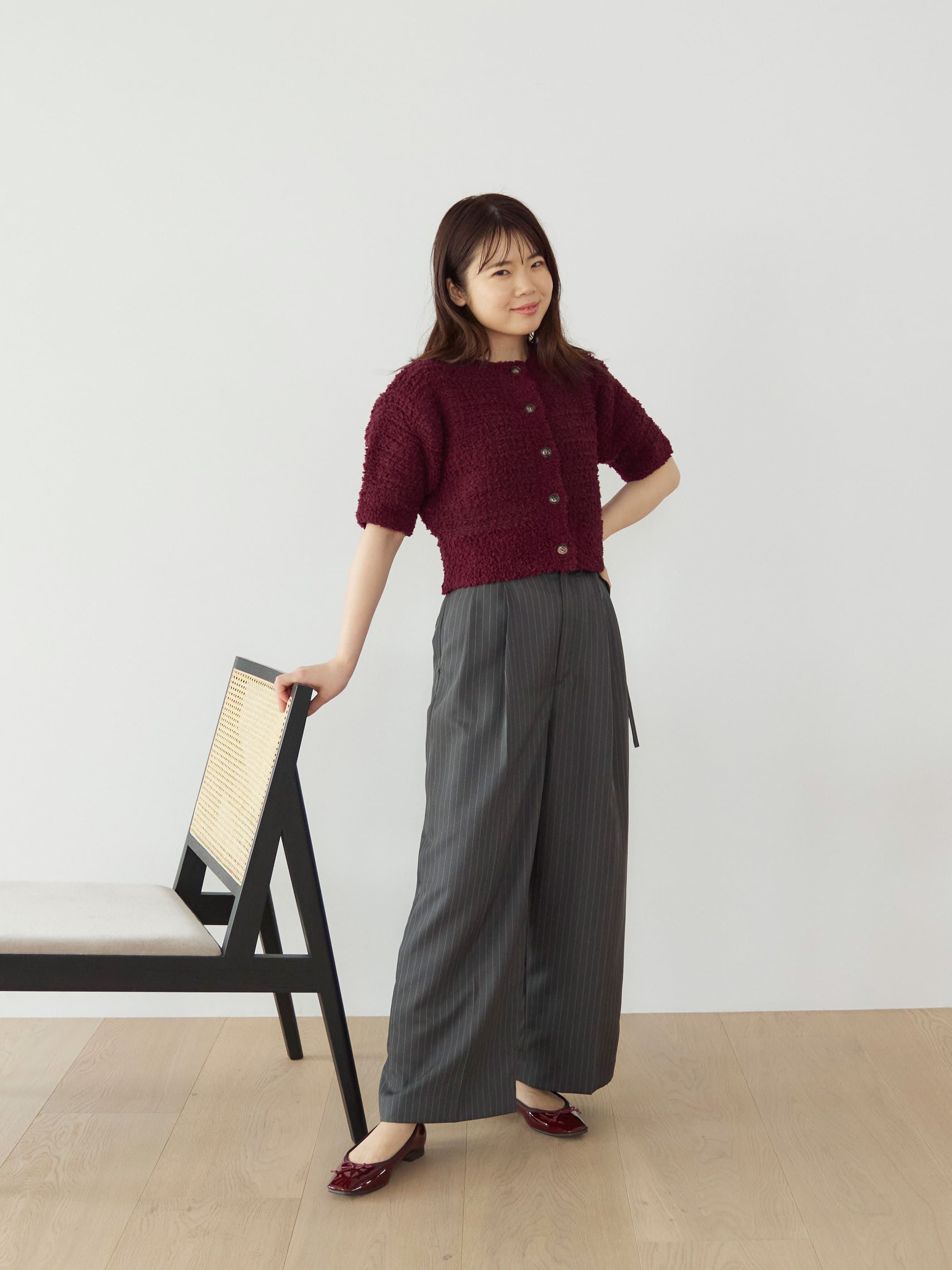 スクエアトゥバレエシューズ | 小柄・低身長女性向けファッション通販