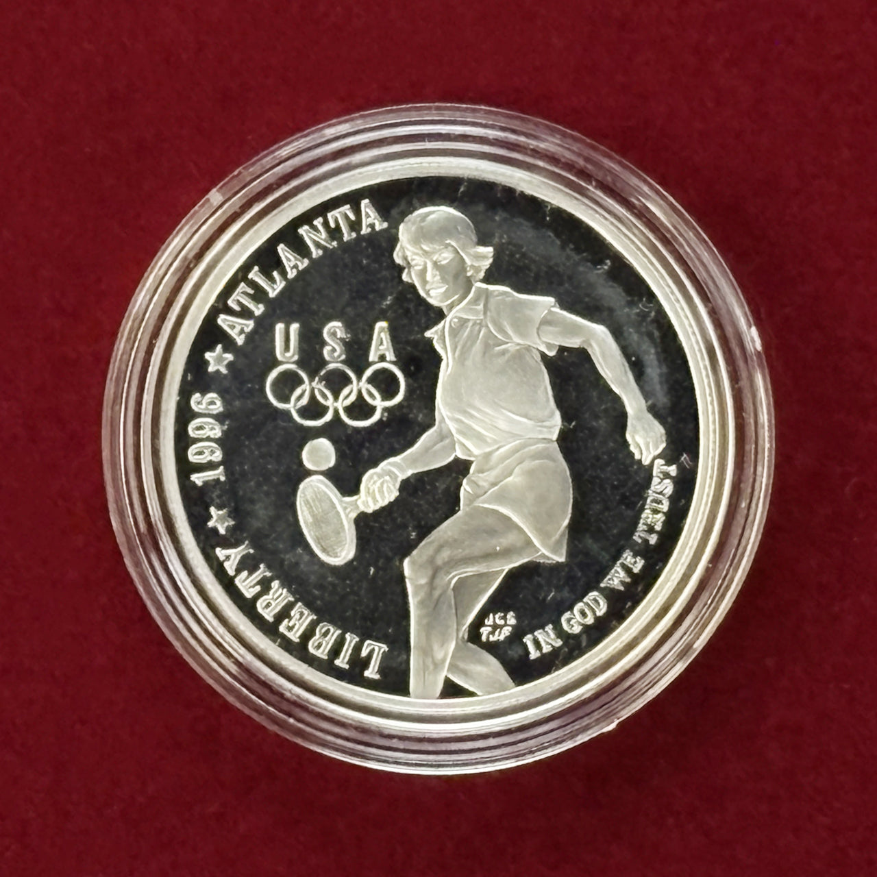 アメリカ】アトランタオリンピック記念 プルーフセット 2枚組 1996［C