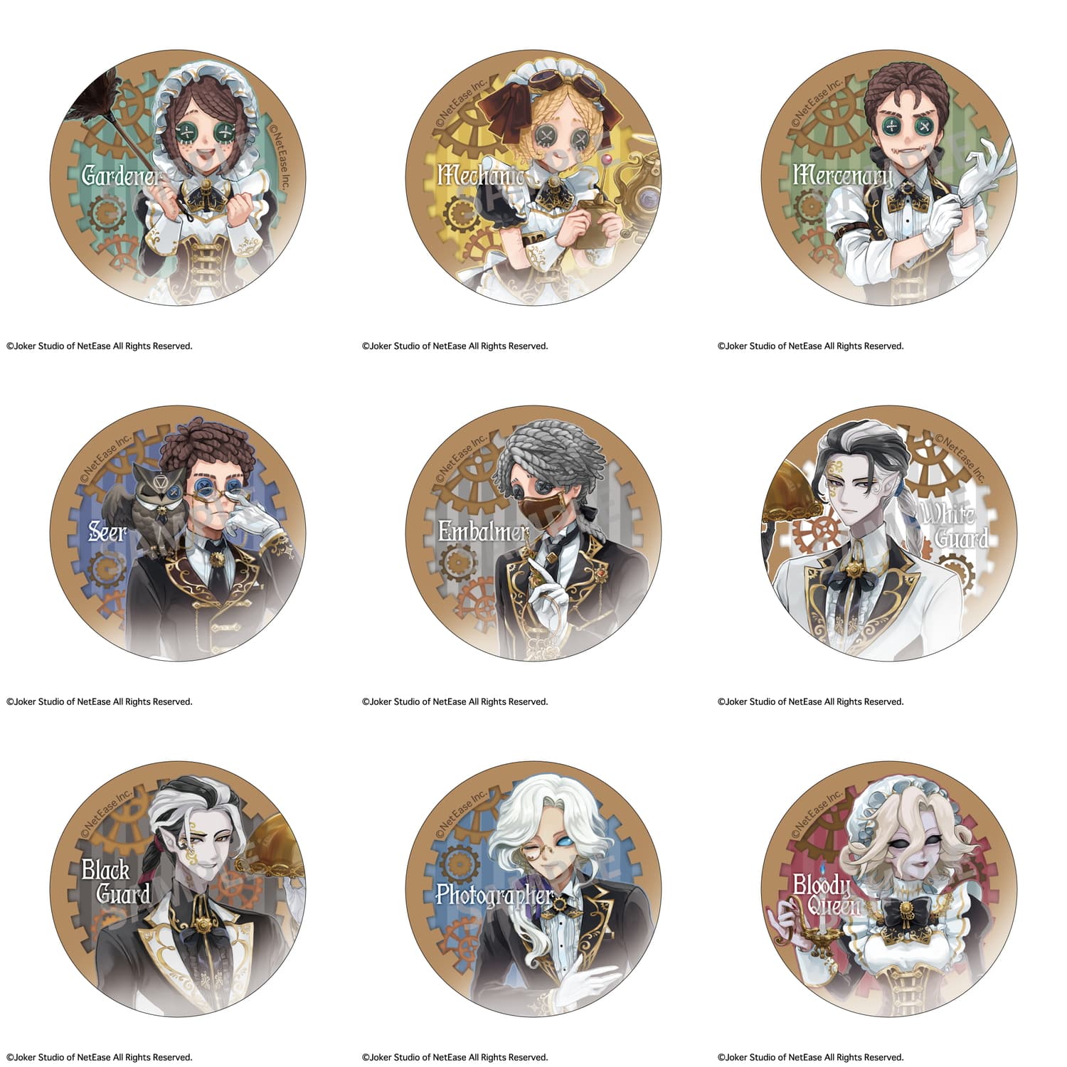 Identity V 第五人格 “メイド＆バトラー×スチームパンク” グッズ 7月発売!