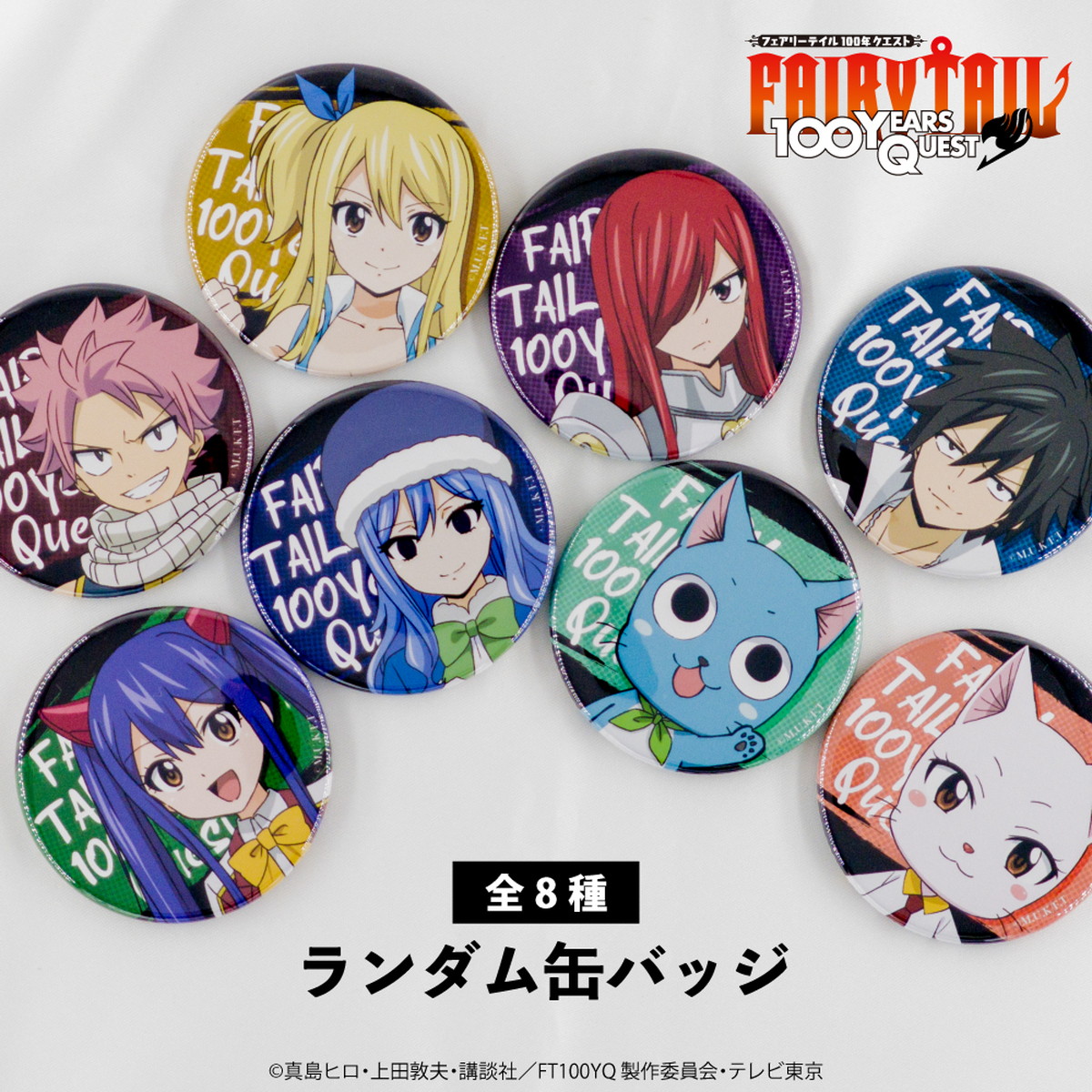 FAIRY TAIL 100年クエスト ナツ達の公式ビジュアル使用 新作グッズ 発売!