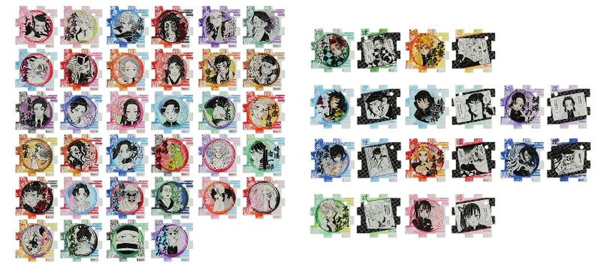 鬼滅の刃 つながるアクリルパズルコレクション 全54種 JCS限定で新登場!