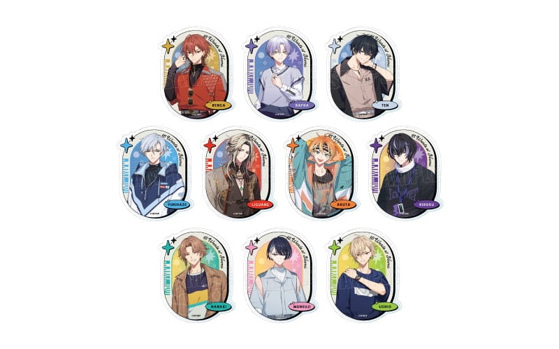 18TRIP 西園練牙ら20キャラから選べる缶バッジなど新作グッズ 2月発売!