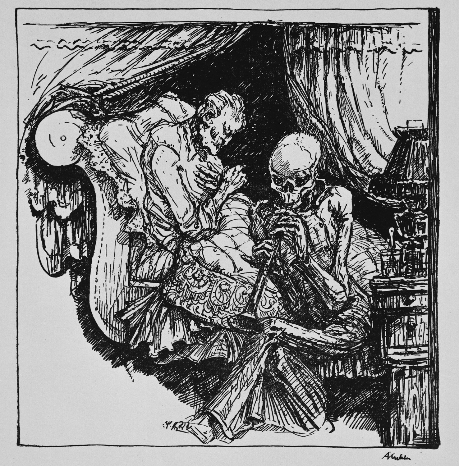 死の舞踏』：（7）金持|アルフレート・クビーン |所蔵作品検索｜国立