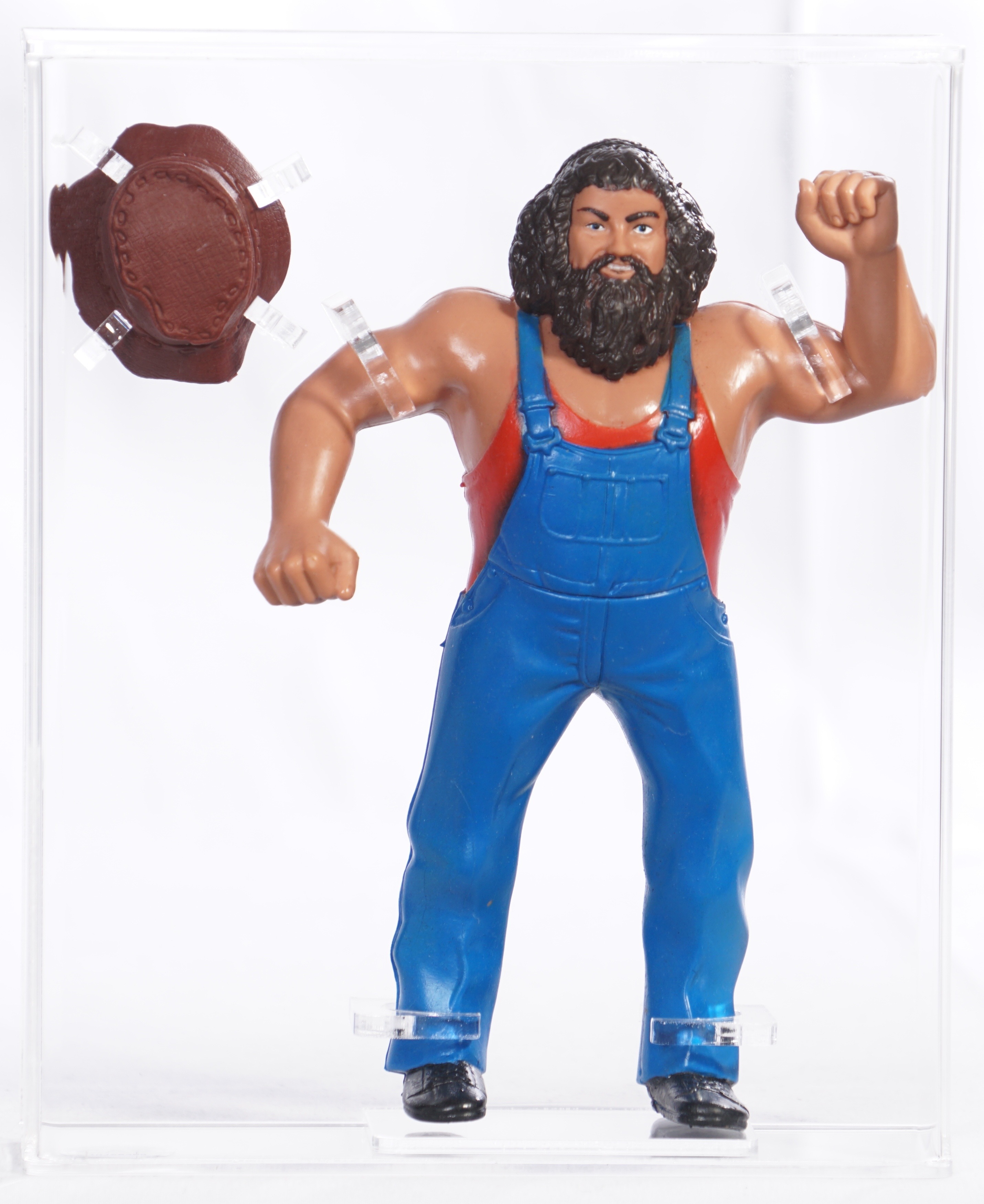 1984 LJN WWF Wrestling Superstars Loose Action Figure - Hillbilly Jim