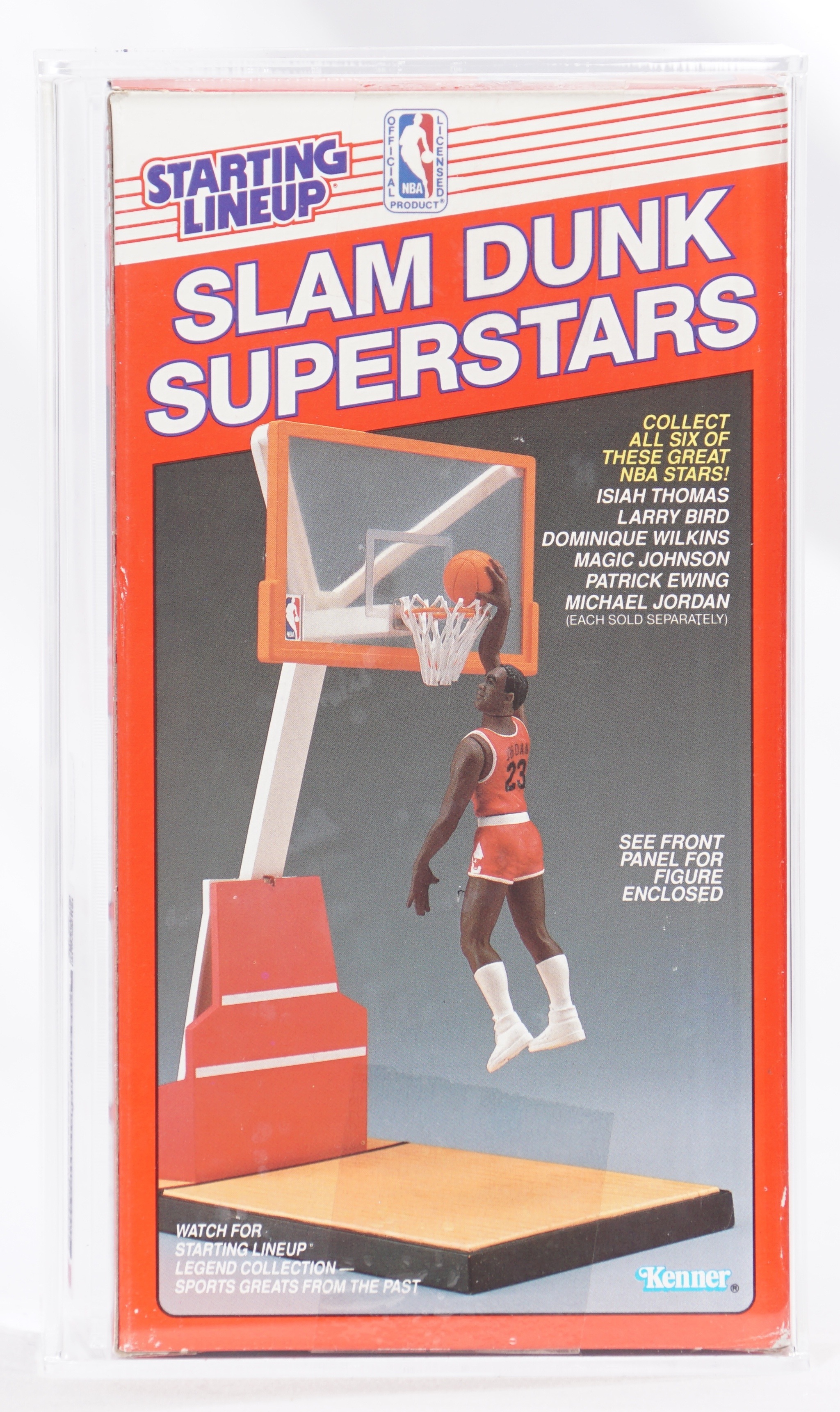 1989 Kenner Starting Lineup Slam Dunk Superstars Boxed Action