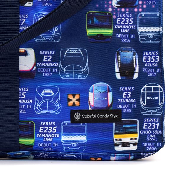 鍵盤ハーモニカケース 撥水・軽量タイプ 電車の顔コレクション（総柄