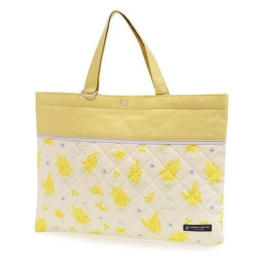 Lesson Bag Quilted (With Loop) Mimosa Fleur — COLORFUL CANDY STYLE