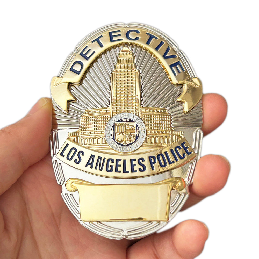 LAPD Detective Los Angeles Police Badge *Blank No Number* – Cop