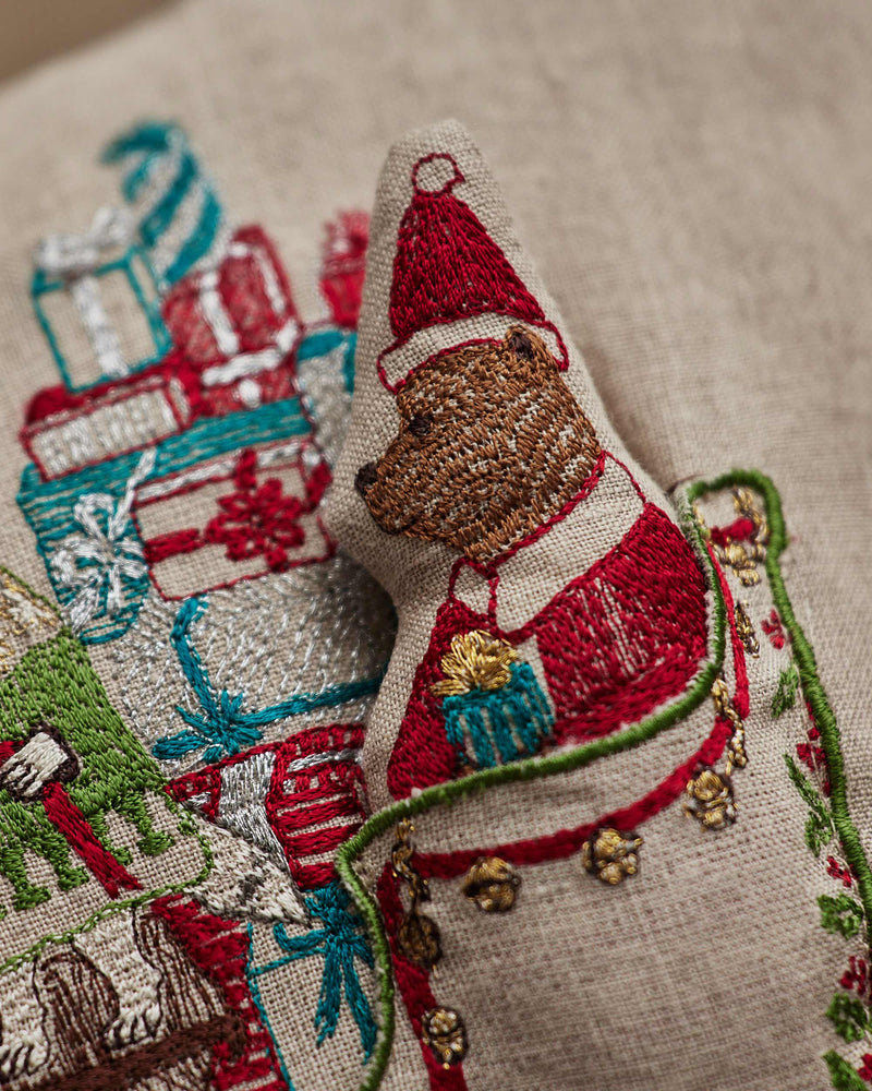Santa's Sleigh Pocket Pillow | Coral & Tusk