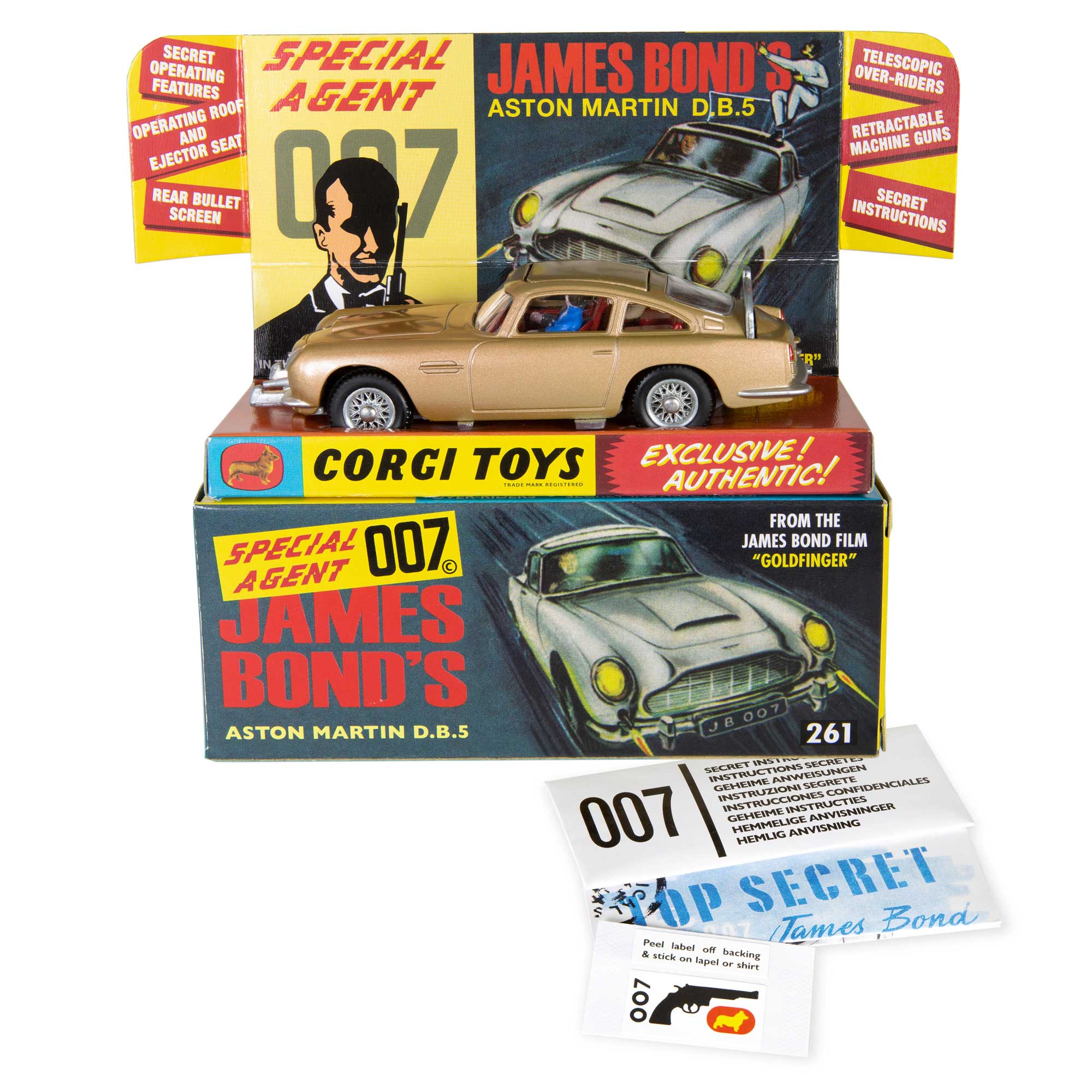 261 - James Bond's Aston Martin D.B.5 – Corgi Model Club