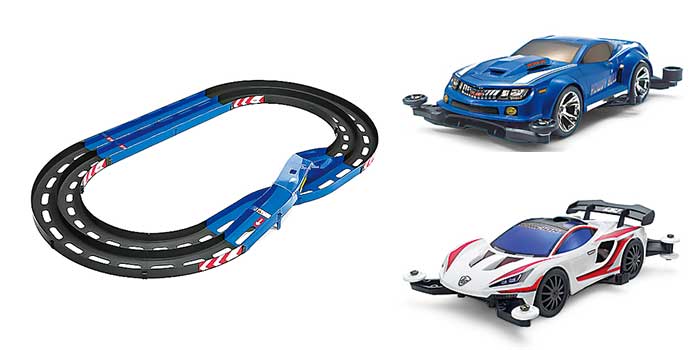 すぐに遊べるミニ四駆付き！ 公認コース「オーバルホームサーキット