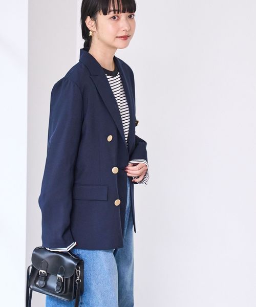 ダブルブレストブレザー
