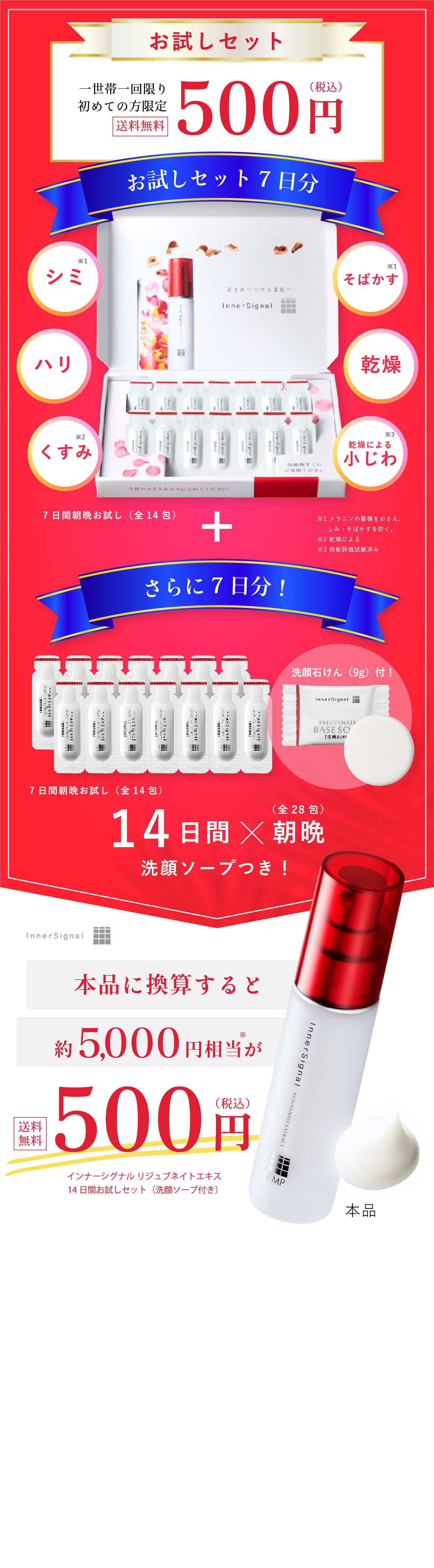 公式】大塚製薬インナーシグナル 14日間お試しキャンペーン