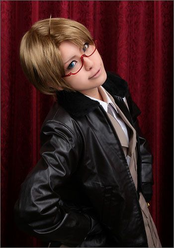 ヘタリア アメリカ 風 ウィッグ 【カラー変更可】 ヘタリア 風