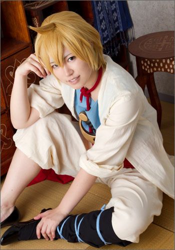 マギ アリババ 風 ウィッグ 【カラー変更可】 マギ 風 ウィッグ