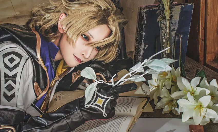 コスプレイヤー豆腐の『原神』アルベドがそこに居る。本人に撮影