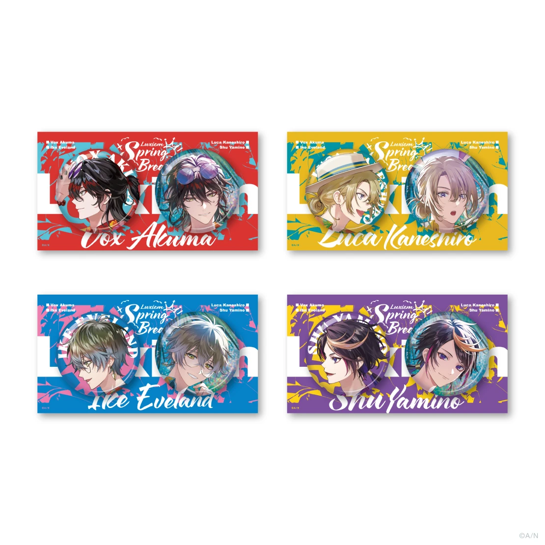 NIJISANJI EN「Luxiem Spring Break」グッズが3月11日（火）11時から