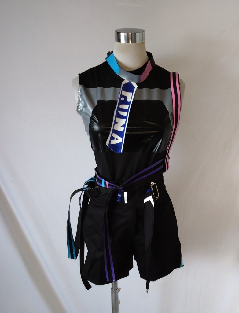 14217 ぶいすぽ 紫宮るな コスプレ衣装武器小物ウィッグブーツなどの