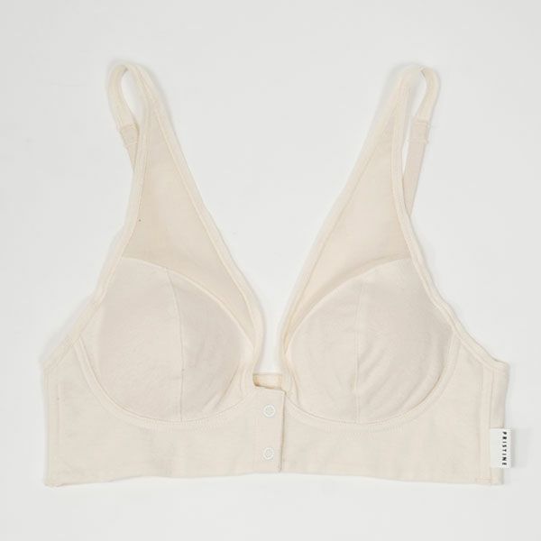オーガニックコットン 切替フロントホックブラ | オーガニックコットン