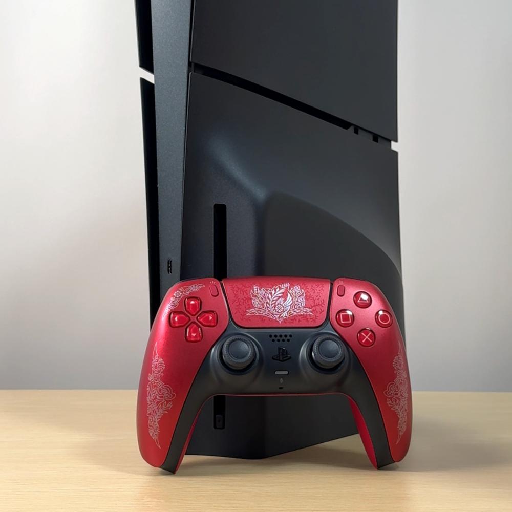 繊細な装飾がカッコイイ！「モンハンワイルズ」の DualSense を開封し