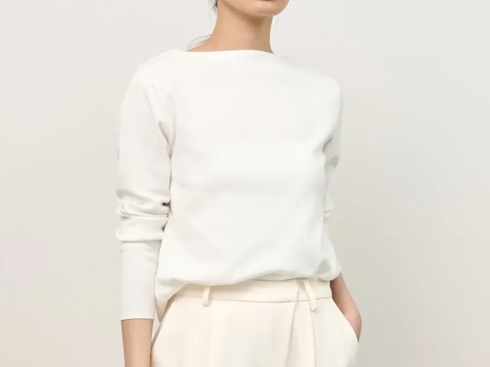 シルクストレッチボウタイブラウス SOÉJU（ソージュ）