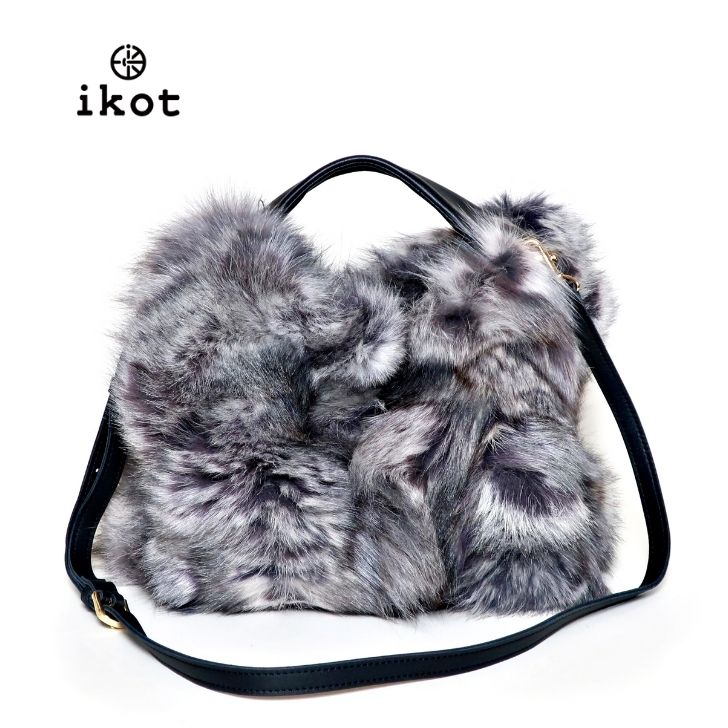 ikot フォックスファーバッグ